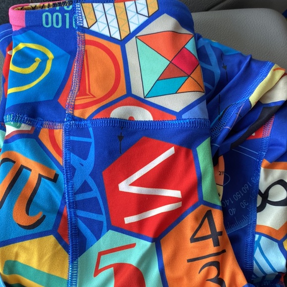 "Show Your Work" Math Leggings with Pockets - Adult NWOT - Picture 4 of 5